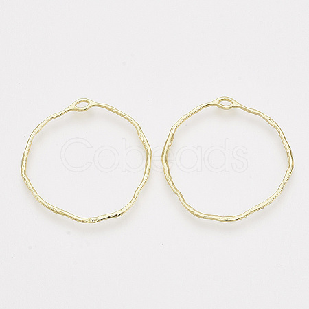 Alloy Open Back Bezel Pendants X-PALLOY-S121-82A-1