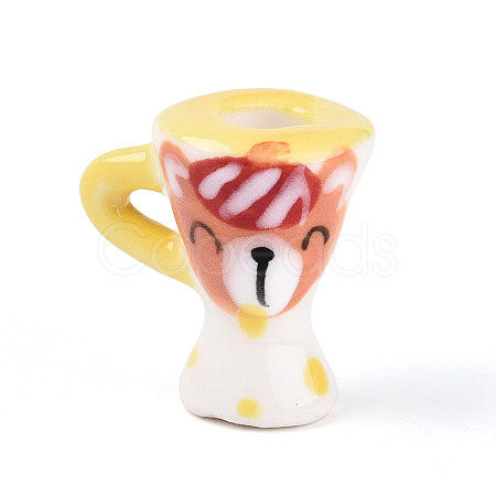 Handmade Porcelain Mug Cup Decoration PORC-T133-22A-1