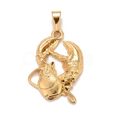 Ion Plating(IP) 304 Stainless Steel Pendants STAS-D165-14G-08-1