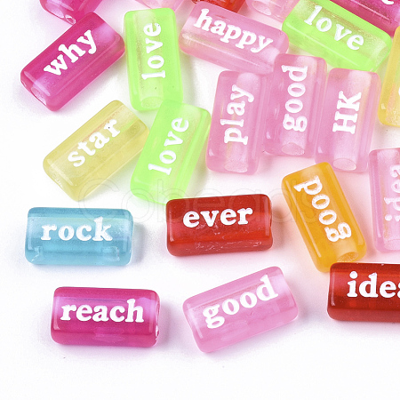 Transparent Acrylic Beads MACR-S273-30-1
