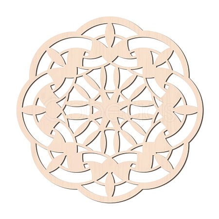 Laser Cut Wooden Wall Sculpture WOOD-WH0105-035-1