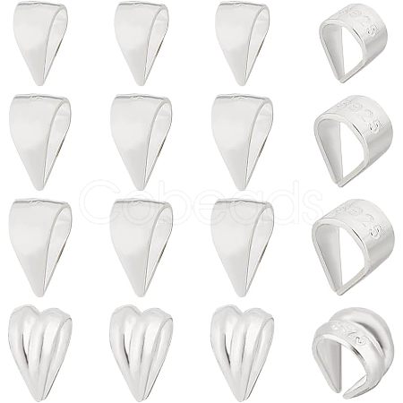 925 Sterling Silver Snap on Bails FIND-PH0021-79B-1