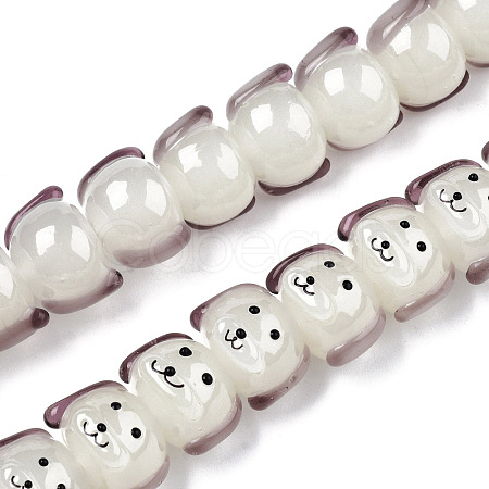 Handmade Lampwork Beads Strands LAMP-N021-42E-1