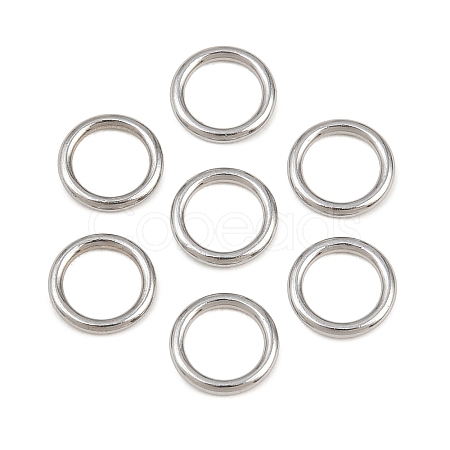 304 Stainless Steel Closed Jump Rings STAS-G393-06P-07-1