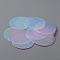 Iridescent PVC Paillette/Sequins Pendants, Flat Round, Ornament Accessories, Plum, 52x0.2mm, Hole: 1.4mm, about 55pcs/bag