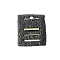 Flying Saucer Enamel Alloy Watch Band Charms Set, Rectangle Rhinestones Watch Band Decorative Ring Loops, Golden, 2.1x0.3cm, 4pcs/set