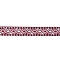 Ethnic Style Embroidery Polyester Ribbons, Jacquard Ribbon, Garment Accessories, Rhombus Pattern, Dark Red, 1-1/4 inch(31.5mm)