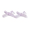 Transparent Acrylic Beads, AB Color Plated, Bowknot, Lilac, 21x34.5x6.5mm, Hole: 1.6mm, about 390pcs/500g