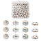 Cheriswelry 100Pcs 4 Styles Pave Disco Ball Beads, Polymer Clay Rhinestone Beads, Mixed Color, 25pcs/style