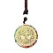 Resin & Natural & Synthetic Mixed Gemstone Pendant Necklaces, Tree of Life, 25.59 inch(65cm)