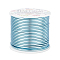 Round Aluminum Wire, Aqua, 10 Gauge, 2.5mm, about 80.38 Feet(24.5m)/roll