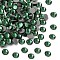 Preciosa&reg Crystal Hotfix Flatback Stones, Czech Crystal, Round(438 11 612 Chaton Rose VIVA 12 &reg), 50020 Green Tourmaline, SS8(2.3~2.5mm)