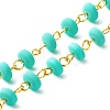 Handmade Polymer Clay Beaded Chain AJEW-JB00999-04-3