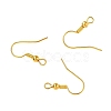 Brass Earring Hooks KK-YW0001-28G-2