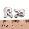 Letter Slider Beads for Watch Band Bracelet Making X-ALRI-O012-R-NR-3
