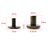 Brass Rivets OFST-PW0003-20C-AB-1