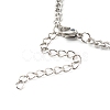 Tarnish Resistant 304 Stainless Steel Twisted Chains Bracelet Making X-AJEW-JB01064-4