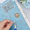 24 Pairs Brass Huggie Hoop Earring Findings DIY-CN0002-20-4