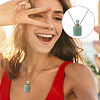 1Pc Natural Green Aventurine Perfume Bottle Necklaces NJEW-PH0001-37B-01-5