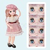 Nbeads 50 Pairs 4D ABS Doll Craft Cartoon Movable Eye DIY-NB0006-33-4