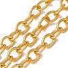 3.28 Feet Oval Oxidation Aluminum Cable Chains X-CHA-G001-06G-1
