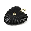Natural Obsidian Carved Pendants G-C276-01G-01-2