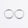 Tarnish Resistant 304 Stainless Steel Open Jump Rings A-STAS-P151-04-2