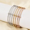Fashion 201 Stainless Steel Bangle Sets BJEW-L664-023C-M-1-5