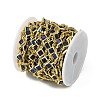 Brass Glass Rhombus Link Chains CHC-R001-05G-01-2
