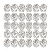 100Pcs Polymer Clay Rhinestone European Beads RB-PH0001-54A-7