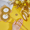 4 Rolls Polyester Organza Ribbon ORIB-ME0001-01-3