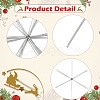 15Pcs 3 Styles Christmas Snowflake Iron Wire Forms IFIN-YW0003-99-2
