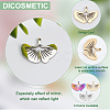 24Pcs 3 Colors 304 Stainless Steel Pendants STAS-DC0012-09-3