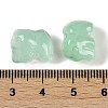 Spray Painted Glass Beads GLAA-Z007-04F-3