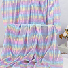 Rainbow Color Polyester Fabric DIY-WH0430-671-5