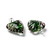 Handmade Goldensand Lampwork Pendants LAMP-S053-B-3