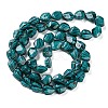 Handmade Gold Sand Lampwork Beads Strands LAMP-U001-01H-2