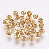 Brass Spacer Beads KK-G312-01G-5mm-G-1