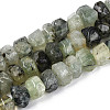Natural Prehnite Beads Strands G-N347-17A-04-2
