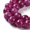 Dyed Natural Malaysia Jade Beads Strands G-G021-02C-03-3