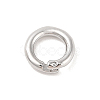 Brass Locking Jump Rings KK-S369-01P-02-2