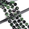 Natural Ruby in Zoisite Beads Strands G-B153-B18-1