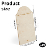 Desktop MDF Covered with Velveteen Cloth Necklace Organizer Display Stands with Iron Hooks ODIS-WH0078-98-2