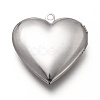 Tarnish Resistant 316 Stainless Steel Locket Pendants X-STAS-P268-07P-1