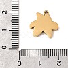 304 Stainless Steel Pendants STAS-K297-02B-G-3