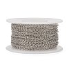 Tarnish Resistant 304 Stainless Steel Cable Chains CHS-N002-02B-P-3
