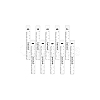 Rectangle Acrylic Rolling Mud Stick Guide Rule AJEW-WH0554-56-7