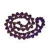 Electroplate Non-magnetic Synthetic Hematite Beads Strands G-T057-13-2
