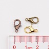 1 Box 120PCS 6 Colors Zinc Alloy Lobster Claw Clasps PALLOY-X0007-NF-B-3