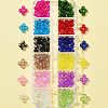 12 Colors Transparent Baking Paint Crackle Glass Beads CCG-FS0001-02B-7
